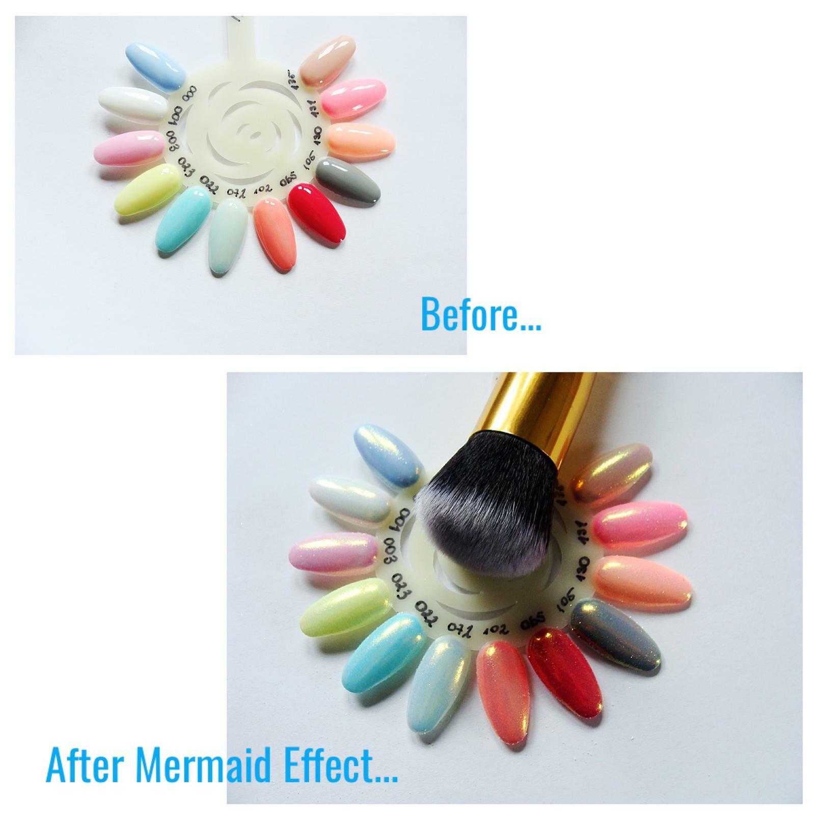 MERMAID EFFECT GLITTER NAIL ART POWDER DUST GLIMMER Hot Nails Iridescent 3g UK