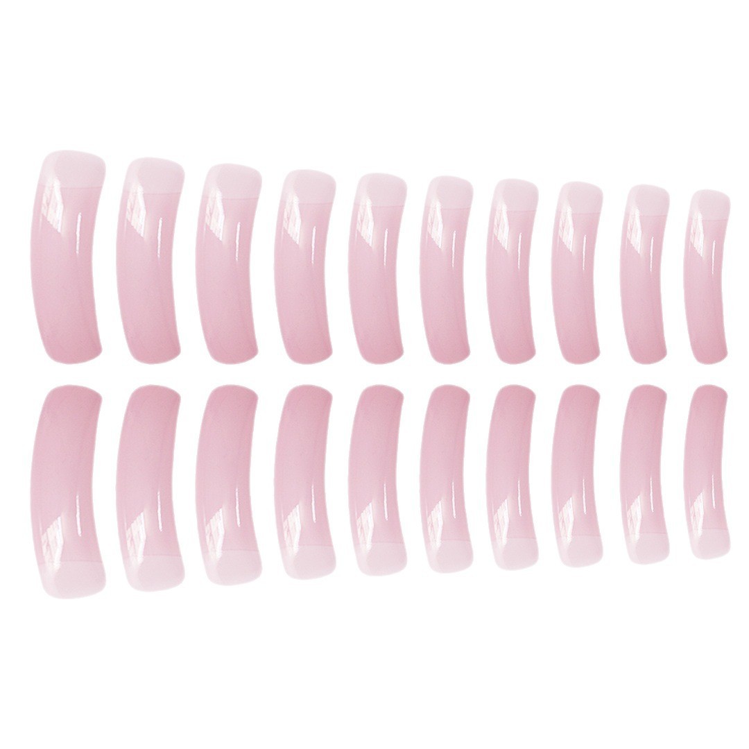 Nude Pink Gradient Press On Nails Ins Style Wholesale From Factory