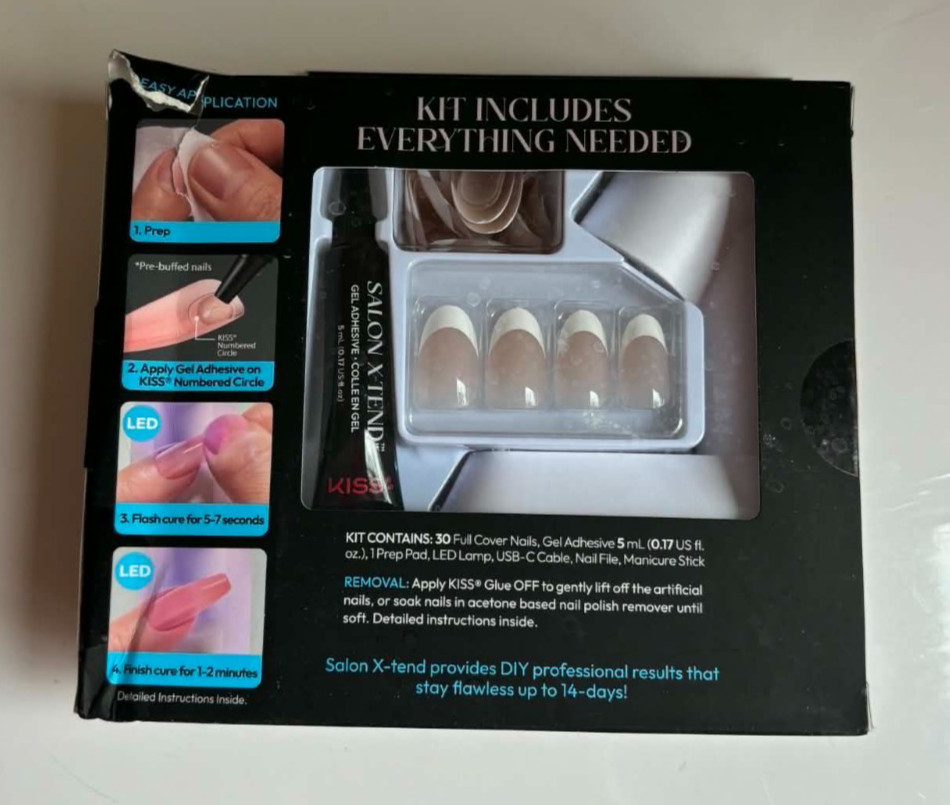 KISS Salon X Tend LED Soft Gel System Starter Kit SXK02 Nail Extension Kit