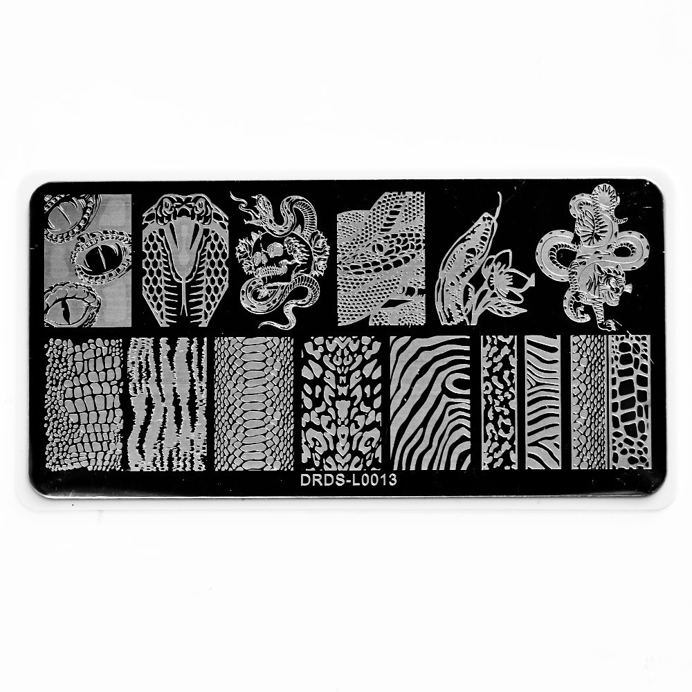 1Pc Nail Art Stamp Plate Geometric Line DIY Stamping Image Plate 6*12CM Nail Sta