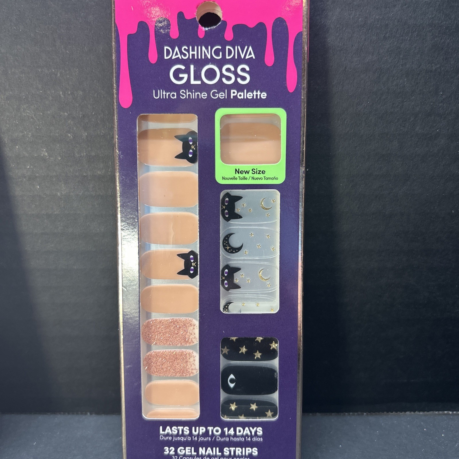 Dashing Diva Gloss 32 Gel Nail Strips Set/4 Pkgs NEW