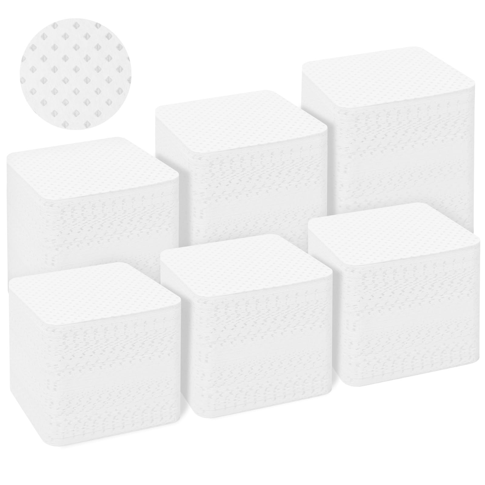Nail Polish Remover, Lint Free Wipes 540PCS Acetone 540PCS, White