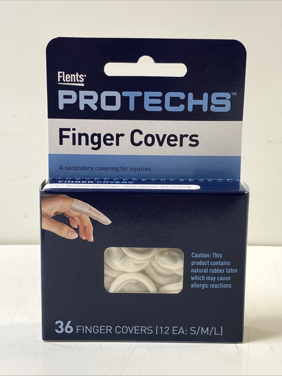 Lot Of (6) First Aid Finger Covers Protects Finger While Healing, 36 Count Each