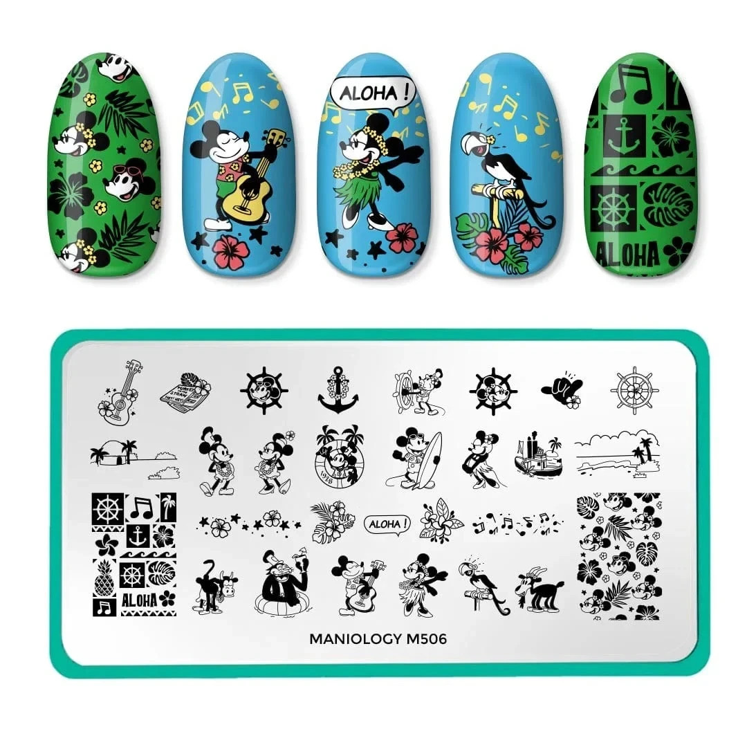 NEW Maniology M506 Nail Stamping Plate