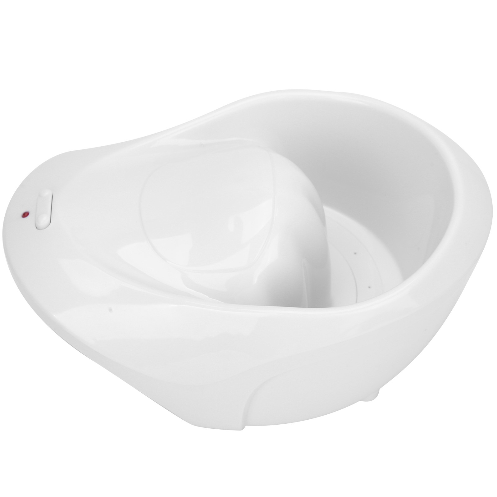Electric Nail Soaking Bowl Bubble Vibration Hand Spa Massage Machine Manicure US