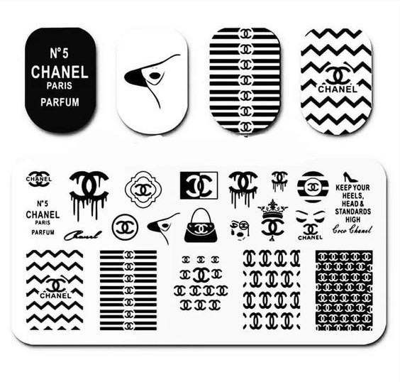 High- Quality Durable Stainless Steel Fashion Luxe Nail Stamping Plate