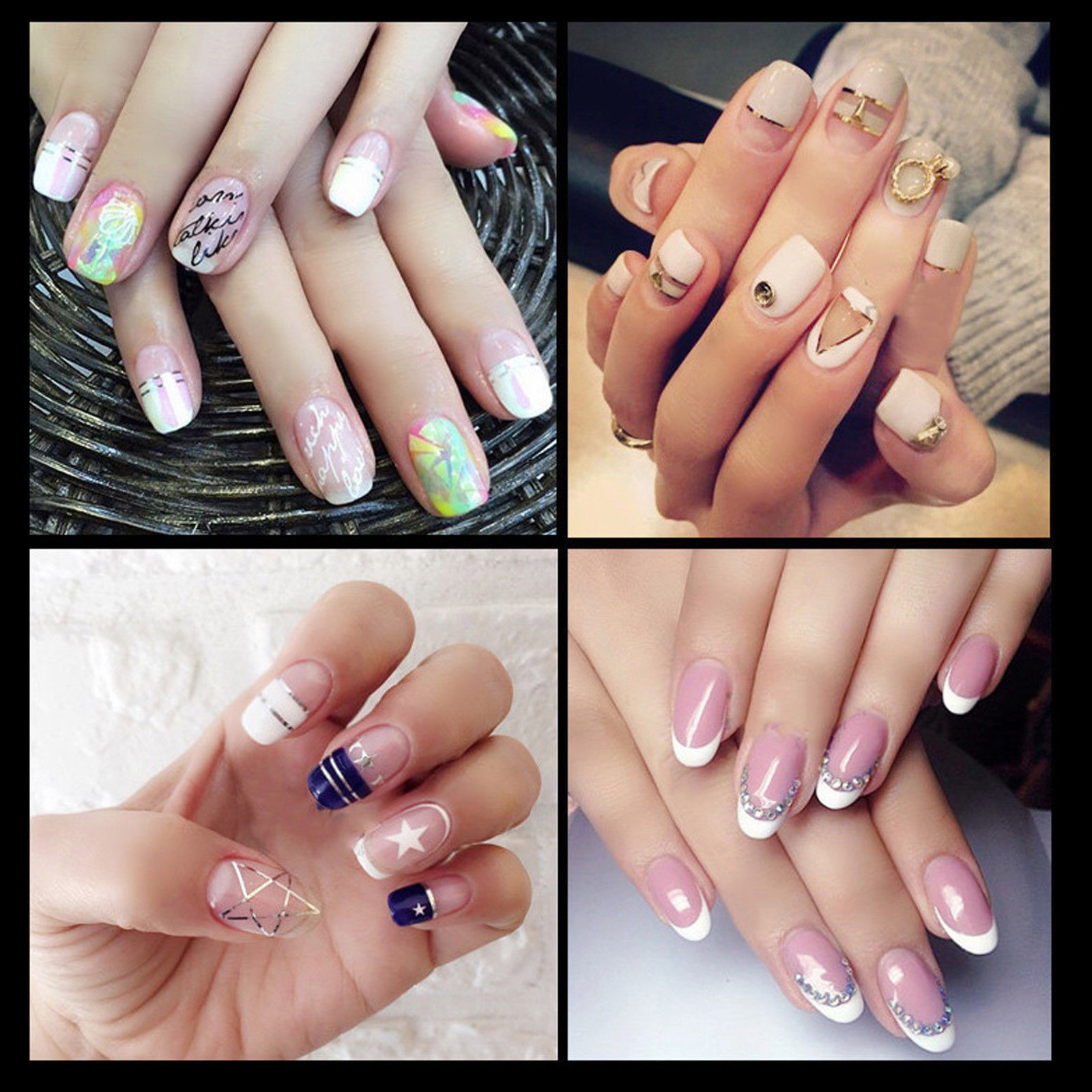 French Tip Guides Sticker Manicure Stripe Edge Nail Art Toes Decoration DIY