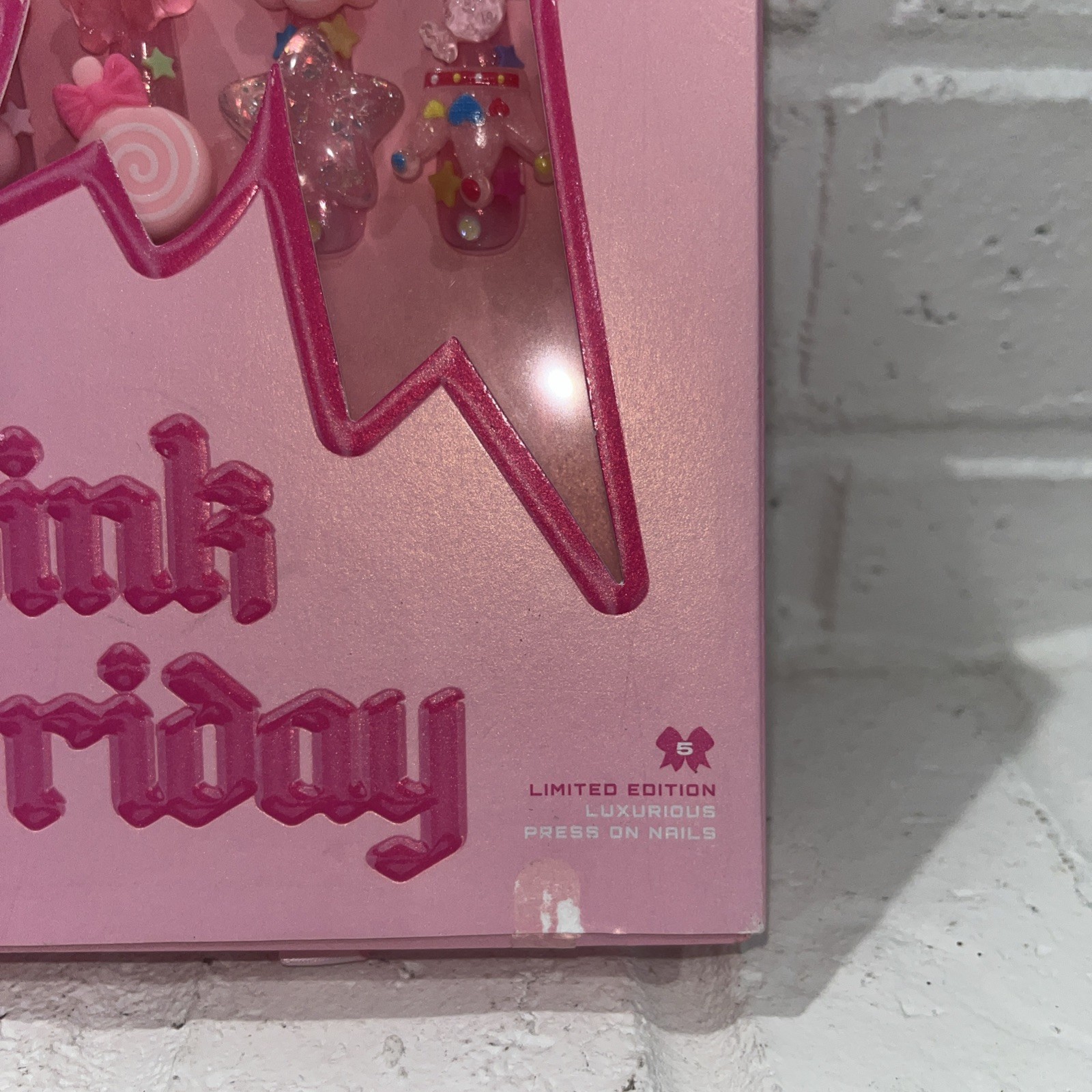 Pink Friday Luxurious Press On Nails Kawaii in Square Length XXL Medium IceCream