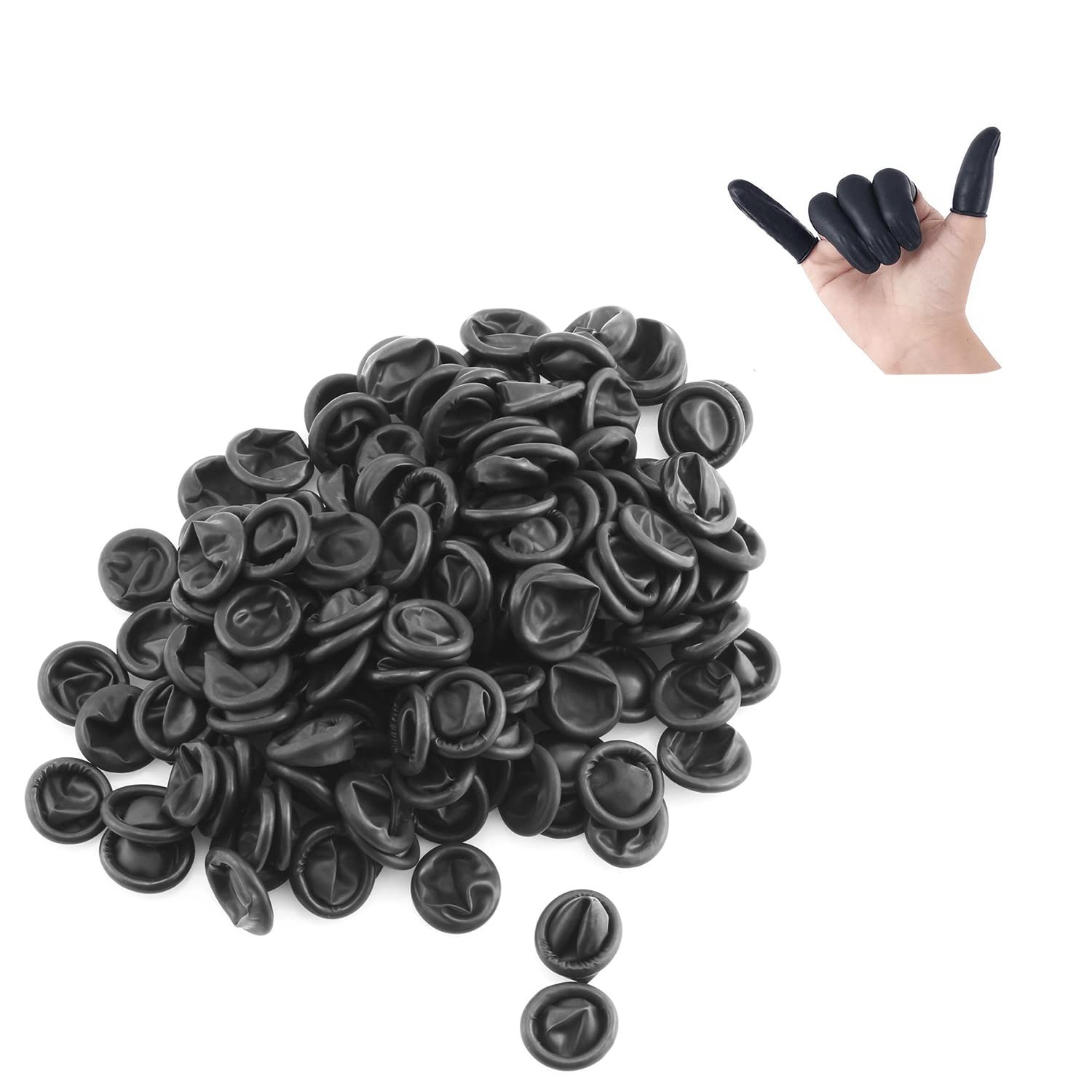 Lind Kitchen 150pcs Disposable Latex Finger Cots Protective Fingertips Gloves…