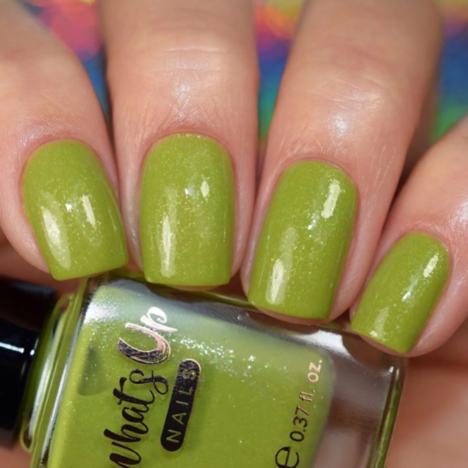 Whats Up Nails – Tuscan Harvest Regular Polish (Olive Green w/ Shimmer)