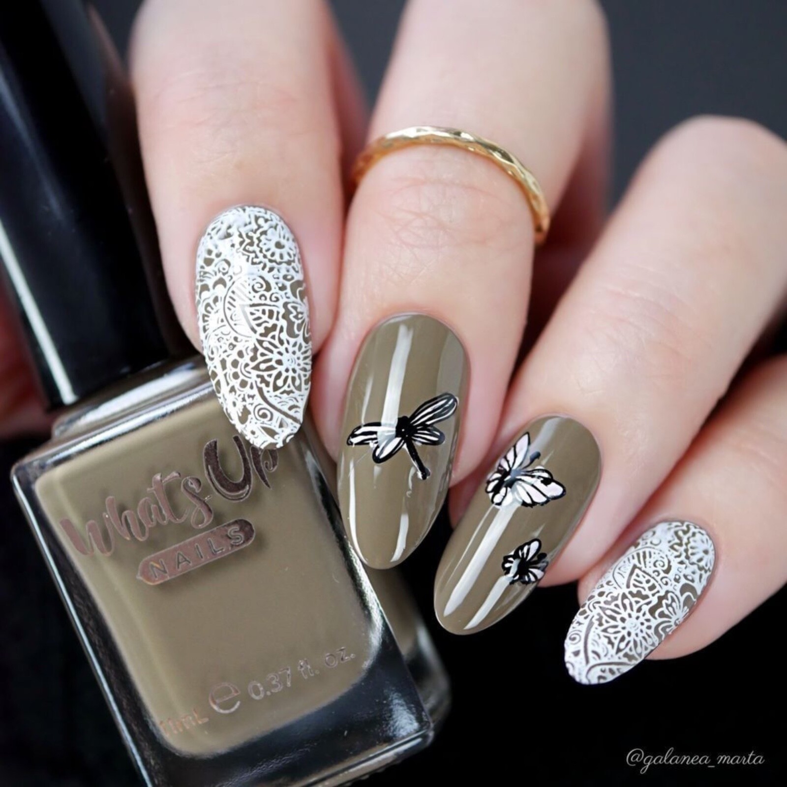 Clay Nail Polish (Khaki Brown Creme) Nail Polish for Nail Art