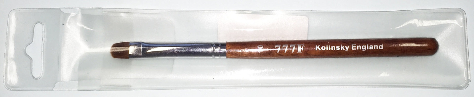 777f red wood french nail brush size 10