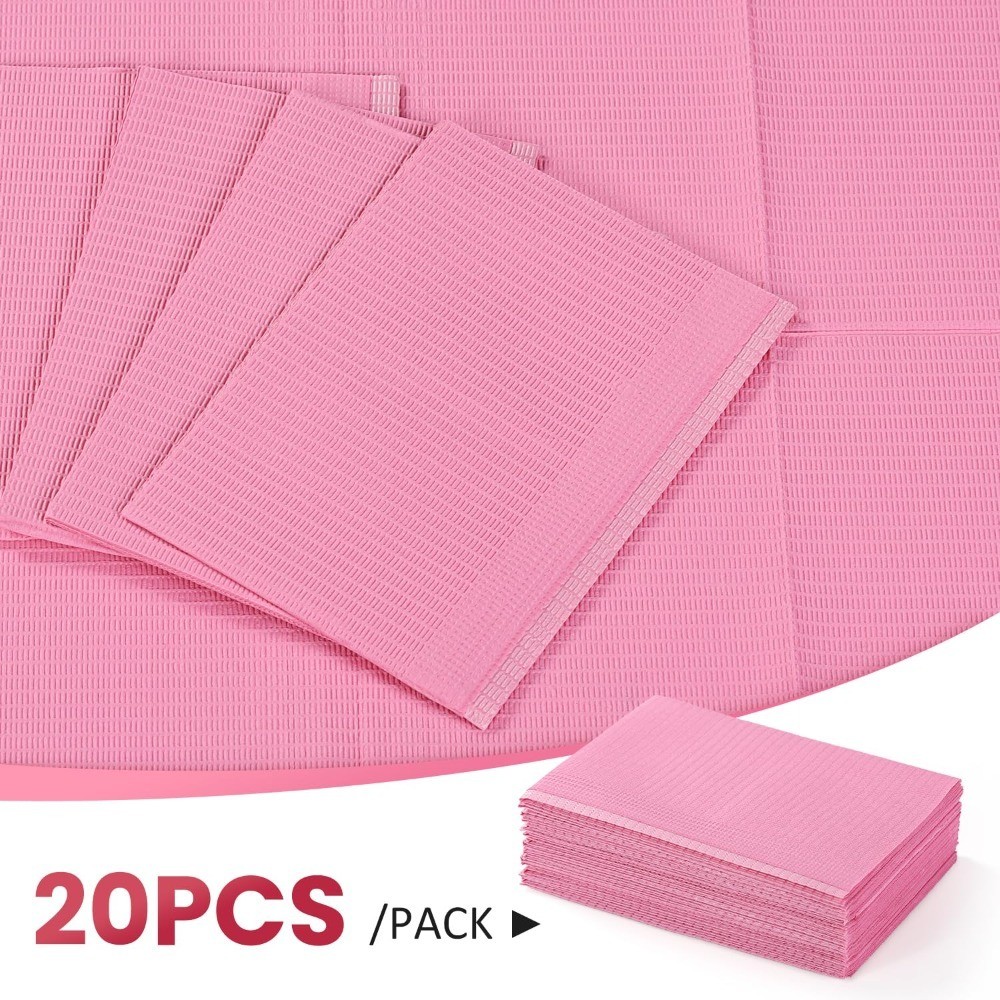 20 Pieces Disposable Nail Art Table Mats Foldable Practice Sheets Waterproof 3