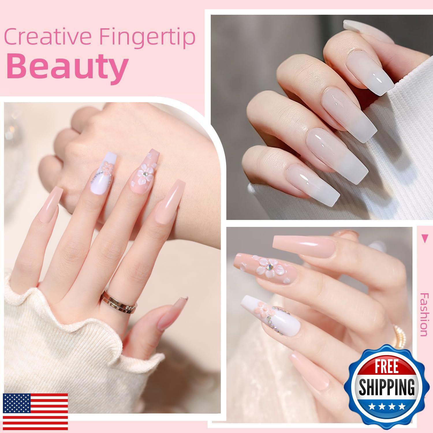 Acrylic Nail Kit with Drill Set for Beginners with Everything 12 Color Acryli