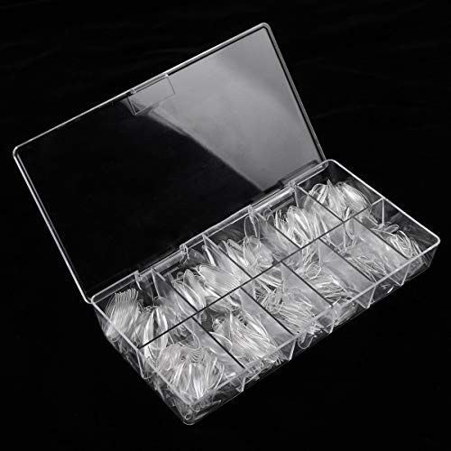 Nail Tips And Glue Acrylic Nails Set – Press On Nails Set 500PCS Short stiletto