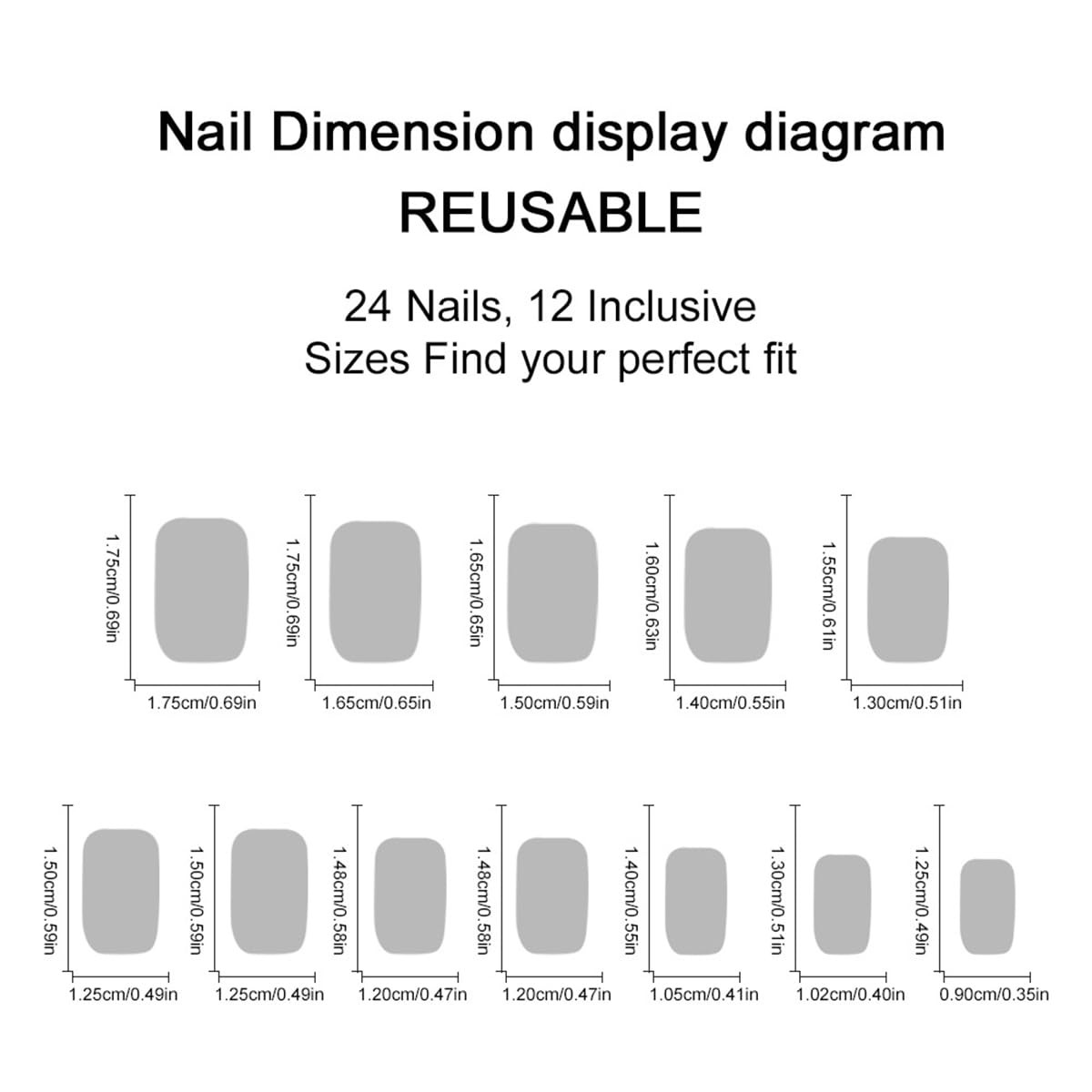 Colorful Glitter Press on Nails Extra Short Square Fake Colorful Ombre Glitter