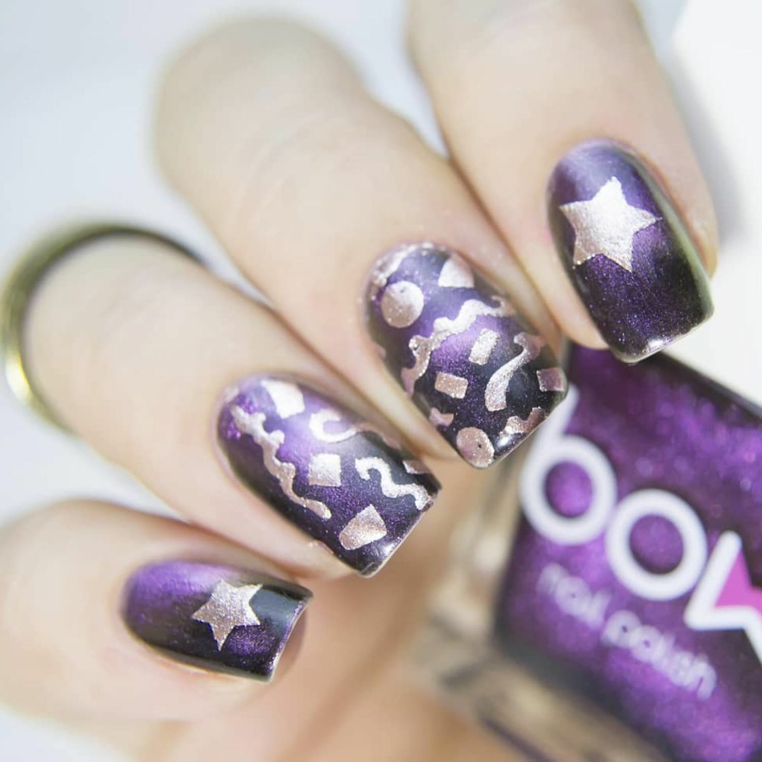 Northern Star Stencils for Nails, Christmas Nails, Nail Art
