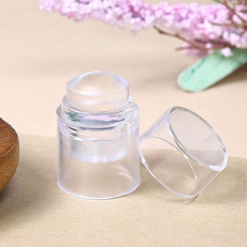Travel Friendly Silicone Nail Stamp Tool Mini Size For Professional Art