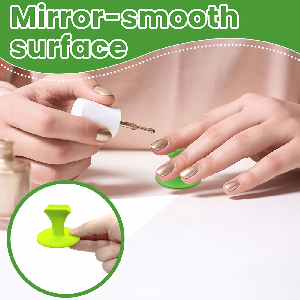 3D Printed Nail Art Steady Holder Compatible with Nail Painting (Finger Support)