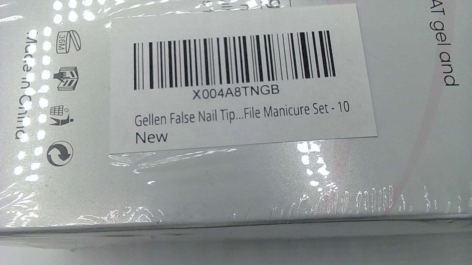 Gellen White Soft Gel Nail Tips Kits 15 Sizes