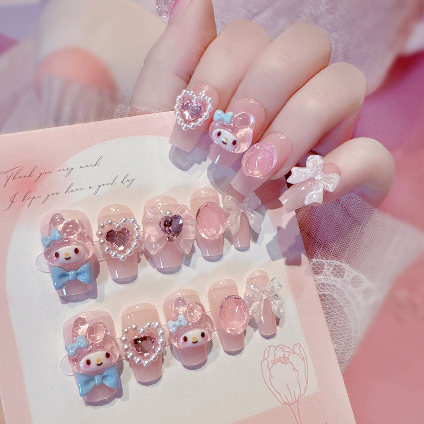 Nail Art Handmade Nail Beauty Painting Wearing Armor Diamond Nail Patch Paster