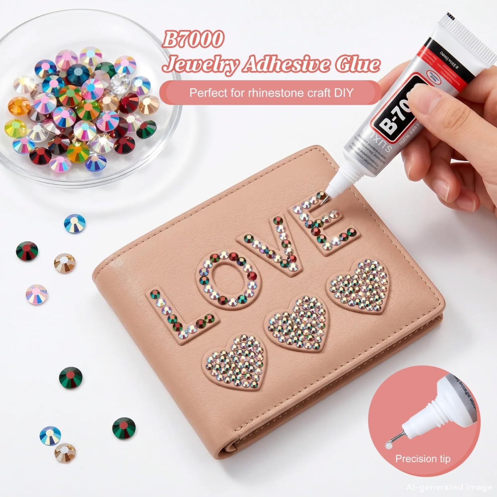 Artdone 36000Pcs Resin Rhinestones 3mm Jelly AB 28Colors for Bedazzling Glitt…