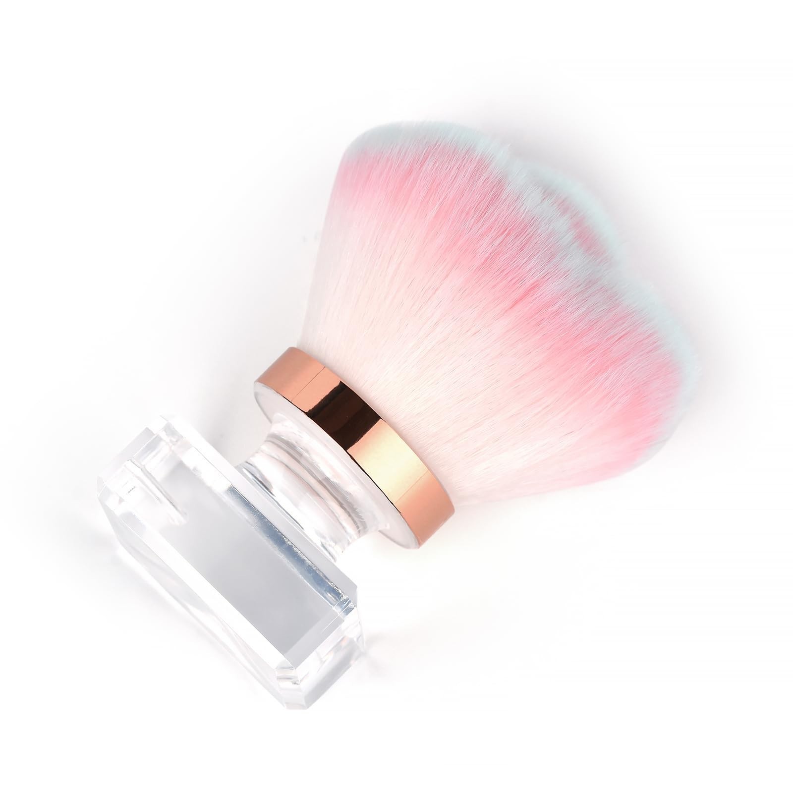 KADS Nail Dust Brush Makeup Brush Flower Shape Crystal Base Nail Cleaning Bru…