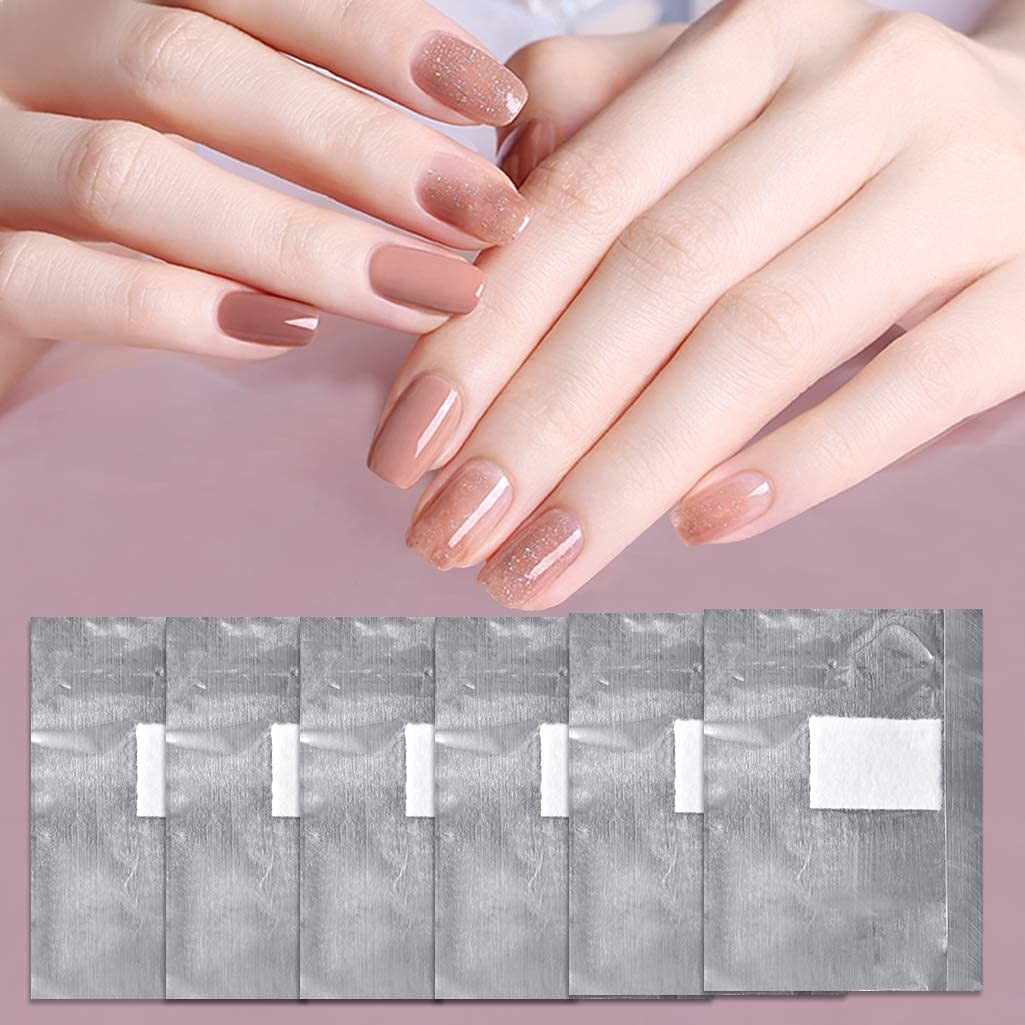 Tongcloud Nail Polish Remover Foil Wraps Gel 200 Count (Pack of 1)