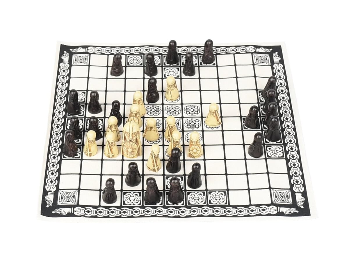 Hnefatafl Board Game – Viking Chess Set – 11.6 x 5.9 x 1.4 inches, One Colour