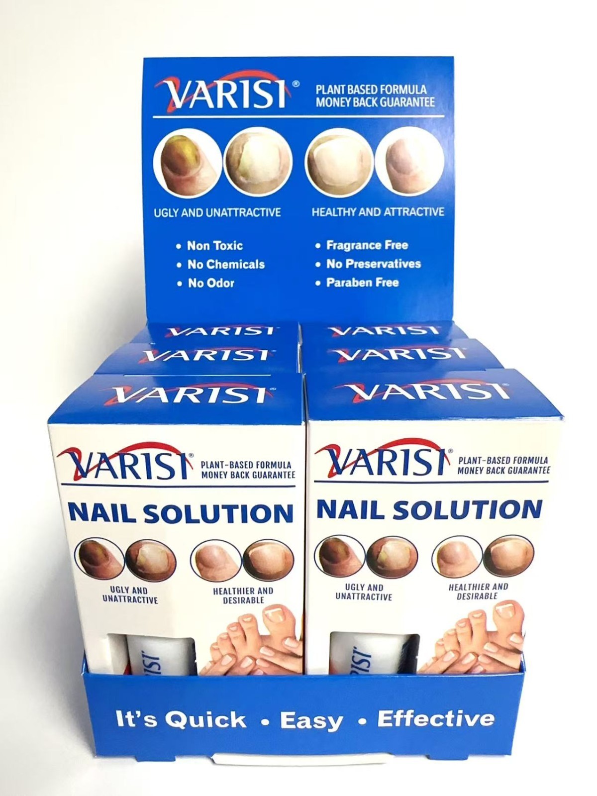 Varisi Nail Solution For Nail Kill Fungus Treatment 0.5 oz (6 Pack)