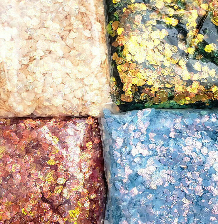 10g New 3D 12 Colors Options AB Thin Glitter Shell Flakes Sequins Nail Art Decor