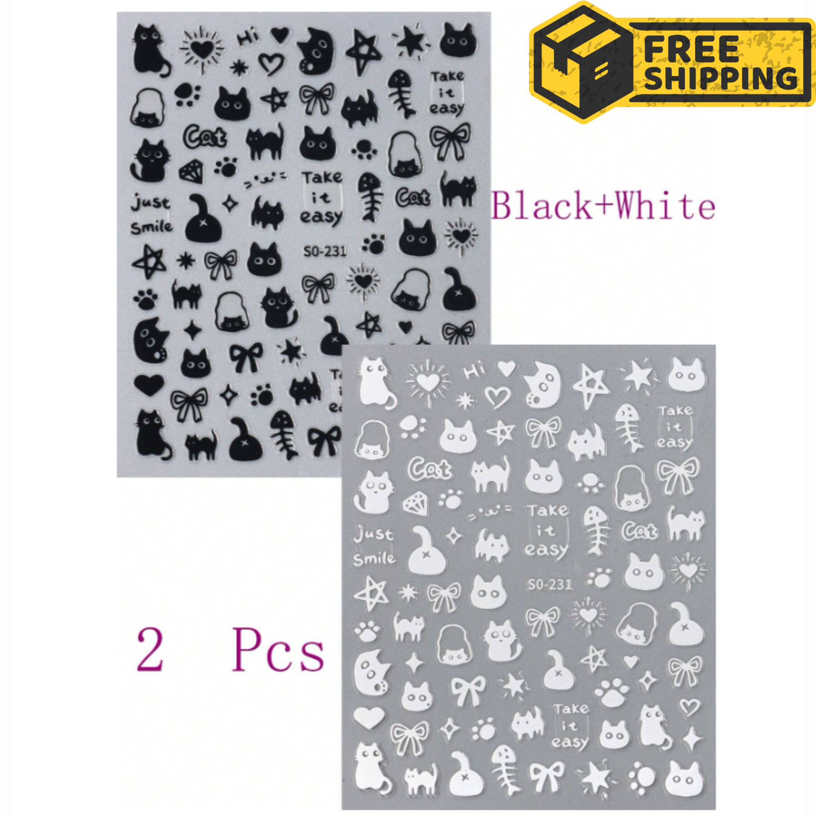 12 Design Nail Art Stickers Water Transfer Nail Art Decals for Women