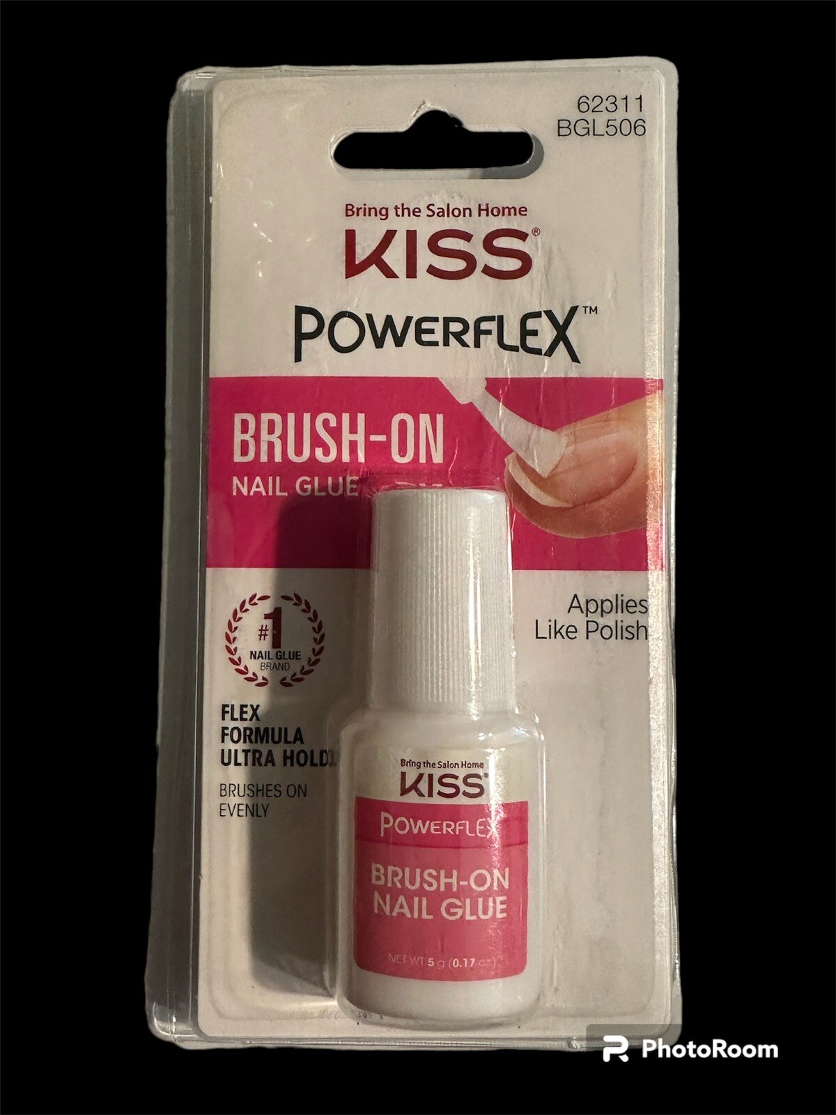 KISS Powerflex – Brush-on Nail Glue 0.17 oz.