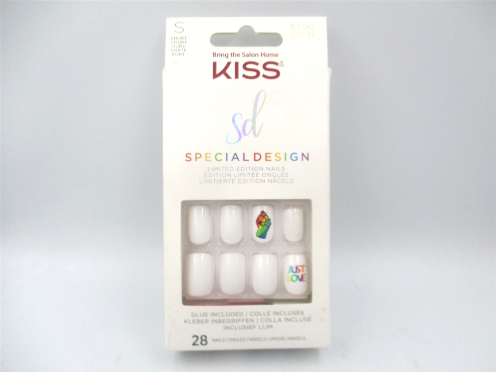 Kiss Special Design Limited Edition Just Love Pride False Nails – 28ct.