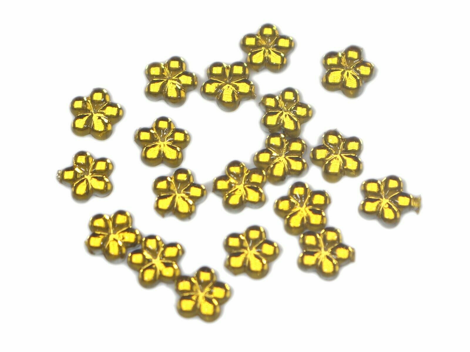 1000 Acrylic FlatBack Mini Flower Rhinestones Gems 4mm Nail Art Tips