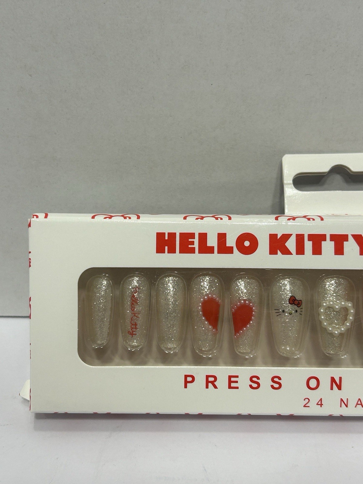 Press On Nails Hello Kitty Sanrio x Forever 21 Manicure NEW SEALED 24 Nails