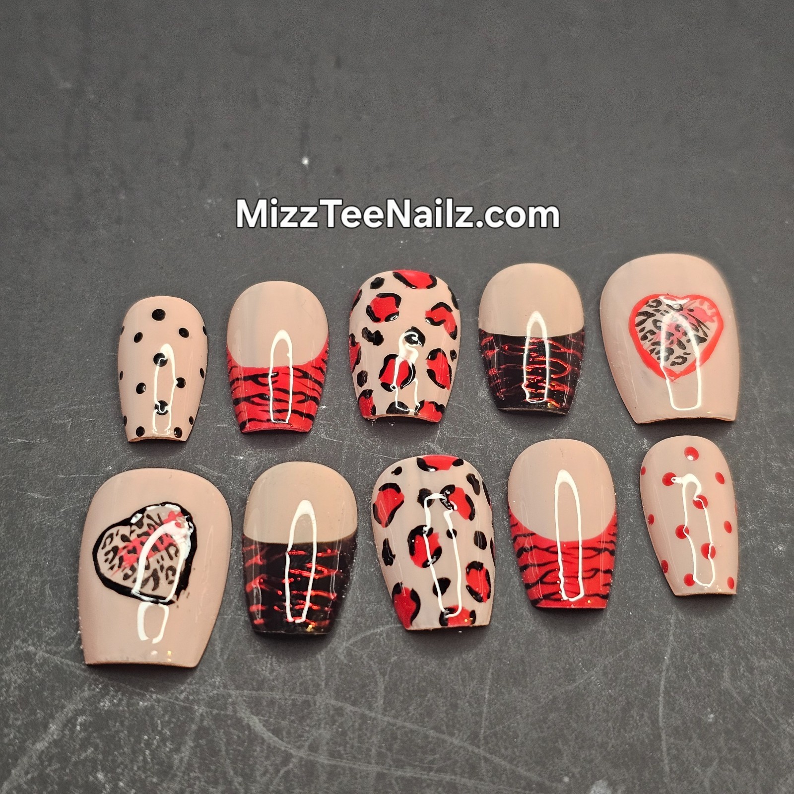 Press-On Nail Set #75: Safari