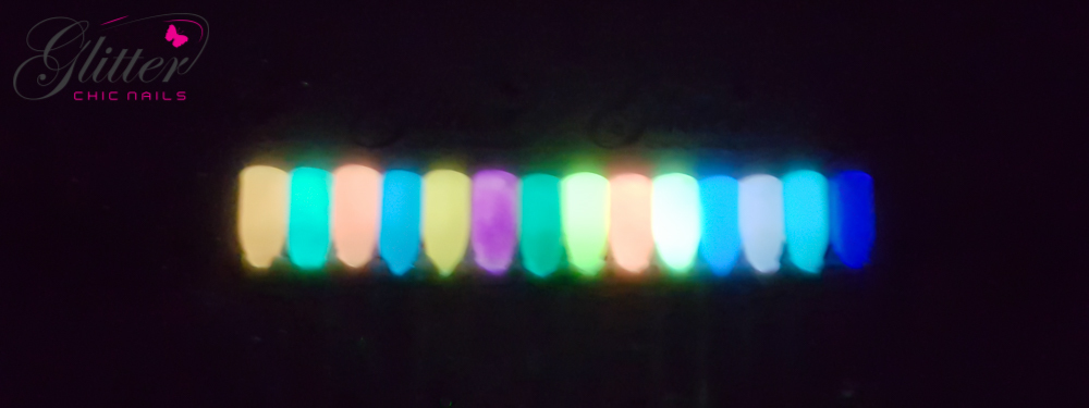 GLOW IN THE DARK / UV REACTIVE NAIL PIGMENT