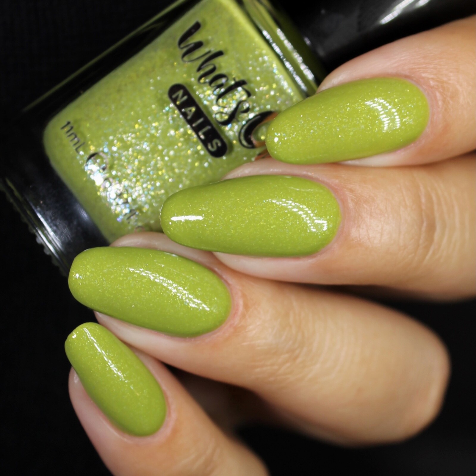 Whats Up Nails – Tuscan Harvest Regular Polish (Olive Green w/ Shimmer)