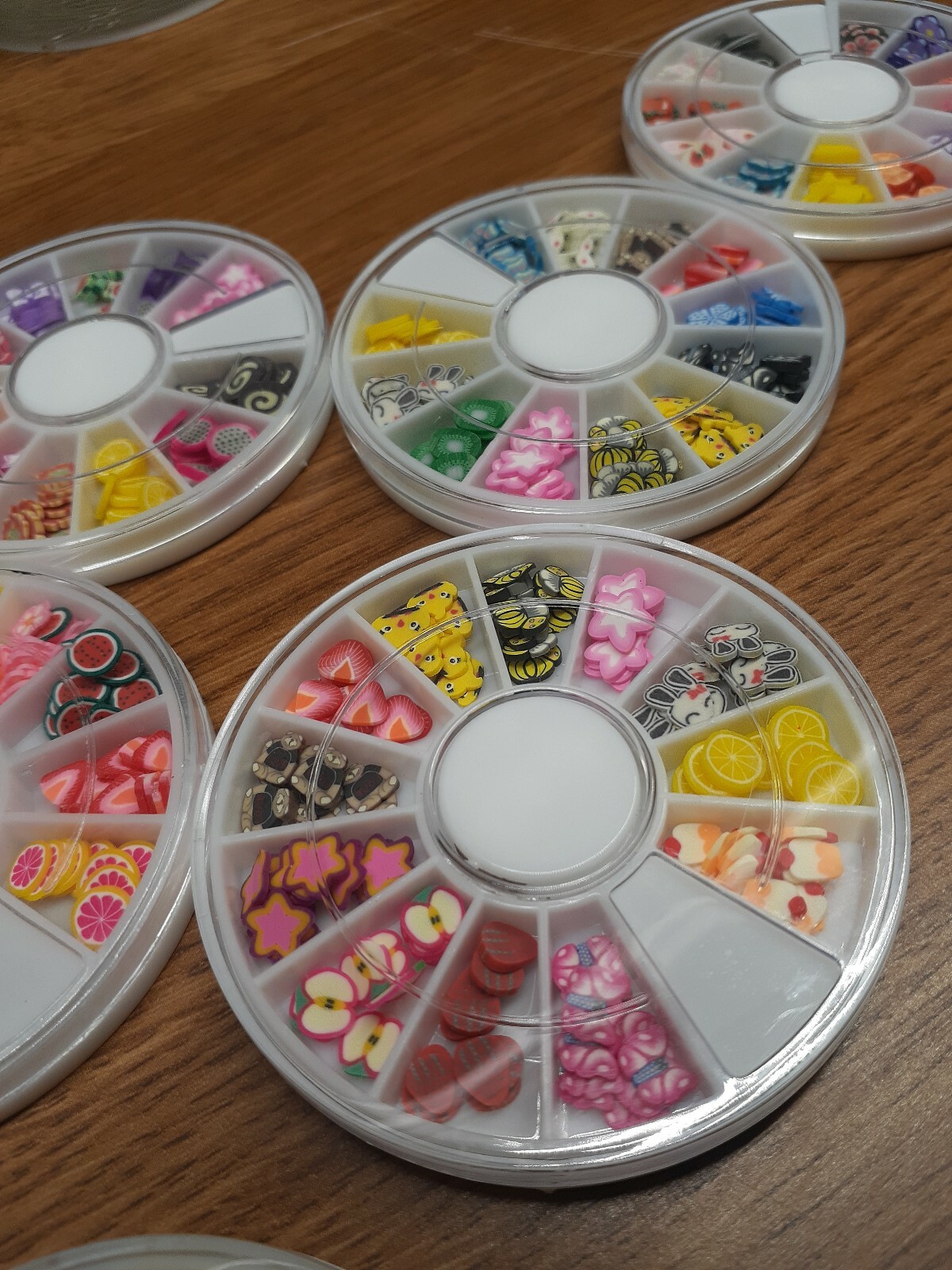 Polymer Clay Nail Art Decorations sticker Wholesale 8 box 120pc/box mixed design