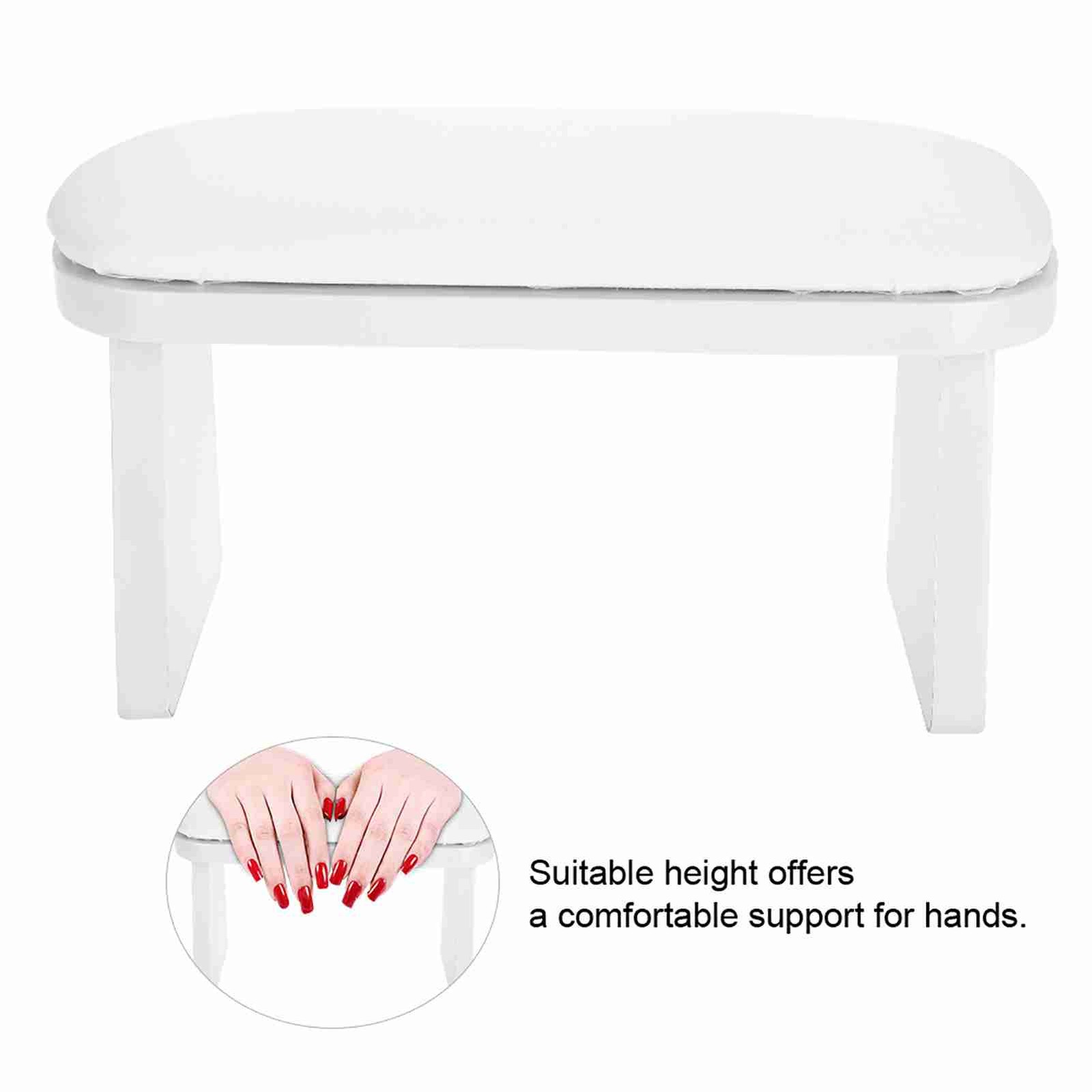 Nail Art Manicure Hand Rest Cushion For Arm Rest Manicure Salon White