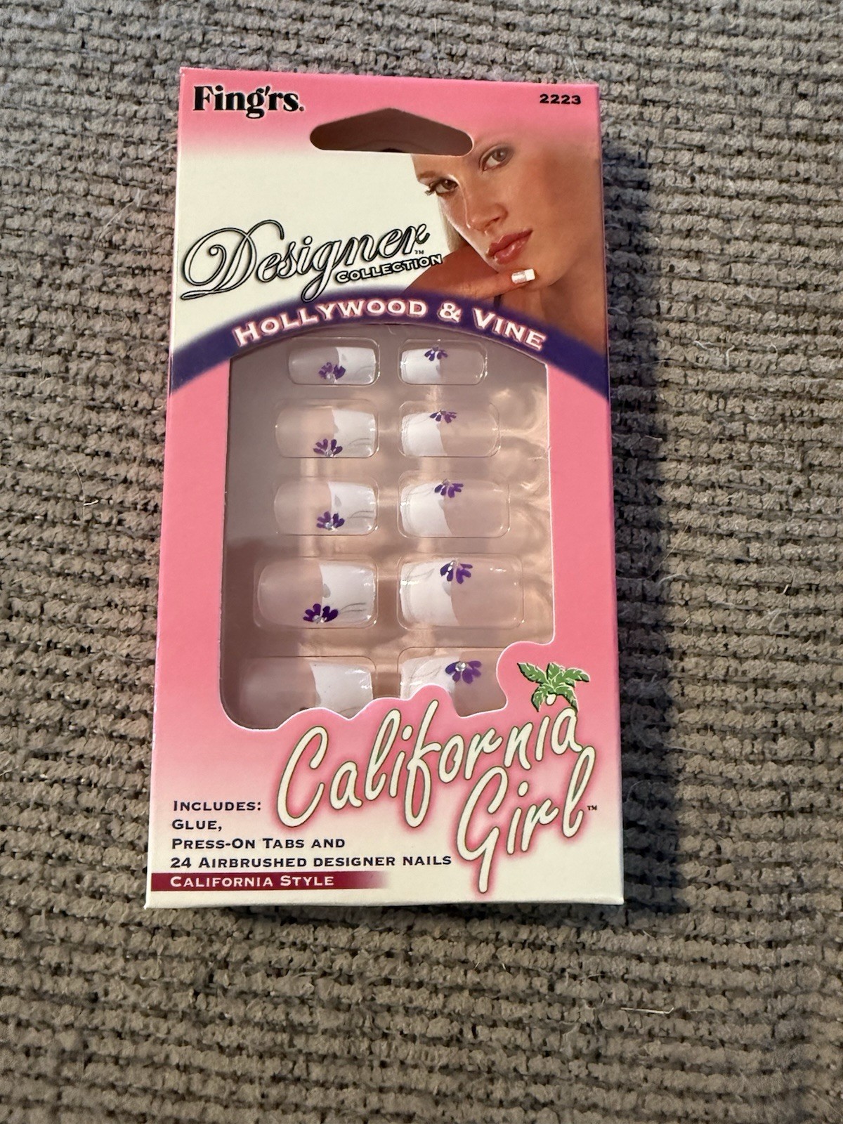 Lot of 2 Fing’rs California Girl Press On Nails 2223-Hollywood And Vine