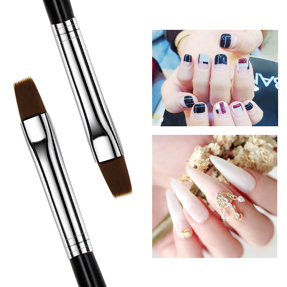 5Pcs Gel Nail Brush Set Nail Art Design Brushes for Color UV Builder Gel Brush