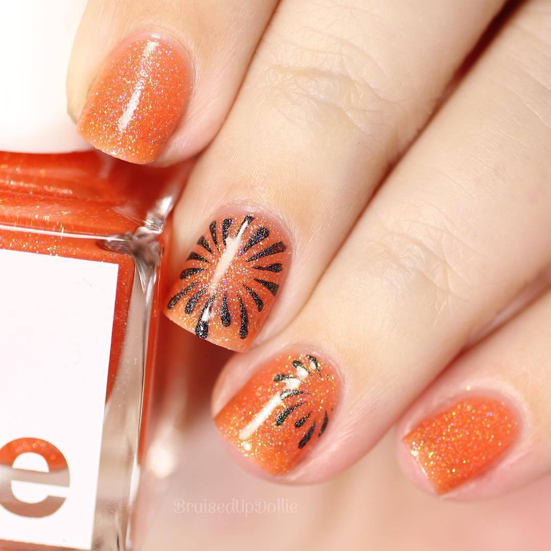 Firework Stencils for Nails, Christmas Nail Stickers, Nail Art, Nail Vinyls