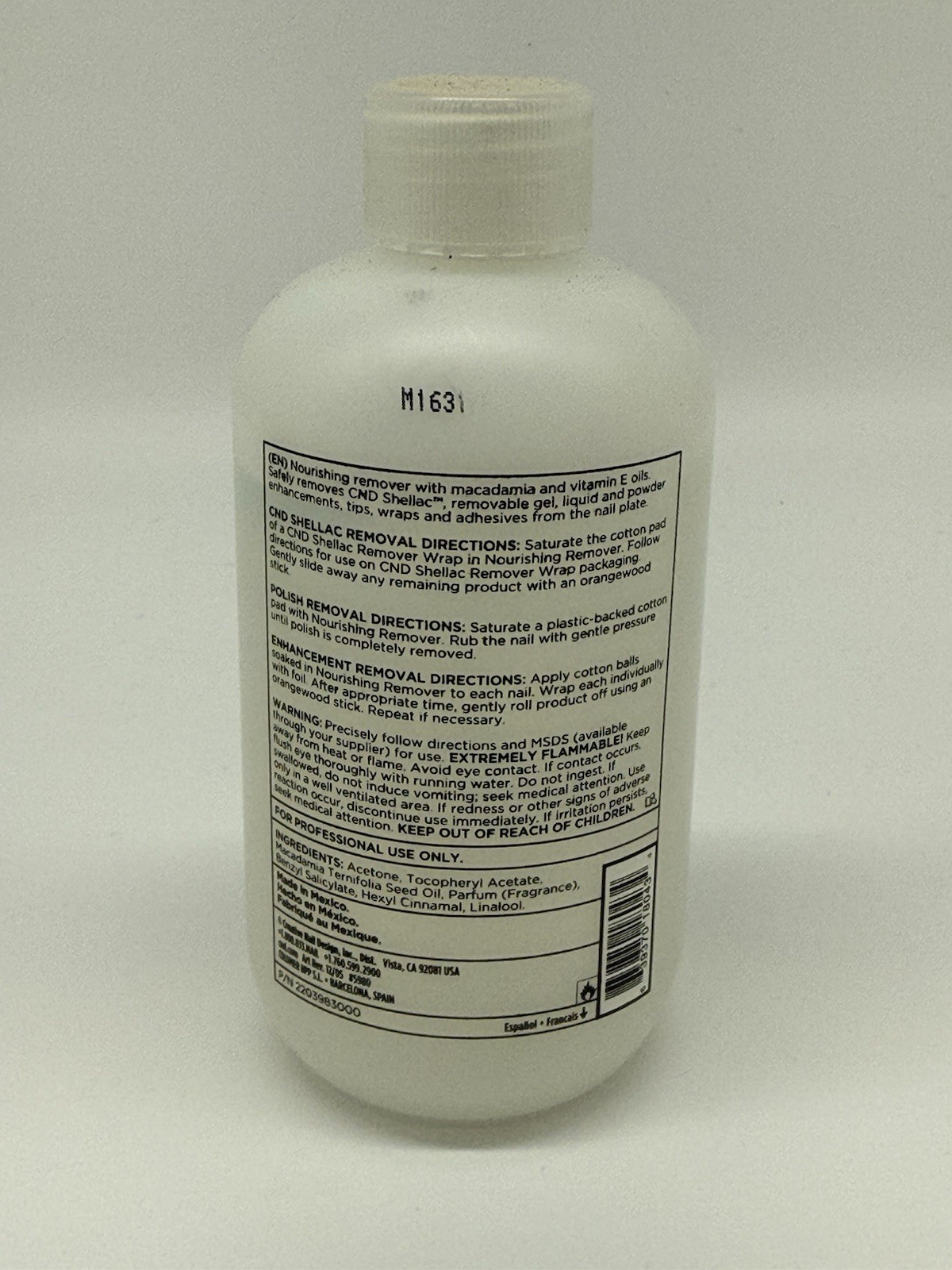 CND SHELLAC POWER POLISH – NOURISHING REMOVER (8oz) – REF# 2203983000