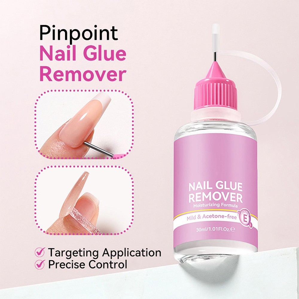 30ml Nail Glue Remover Glue Off For False Nails, Press On Nails Glue Remover