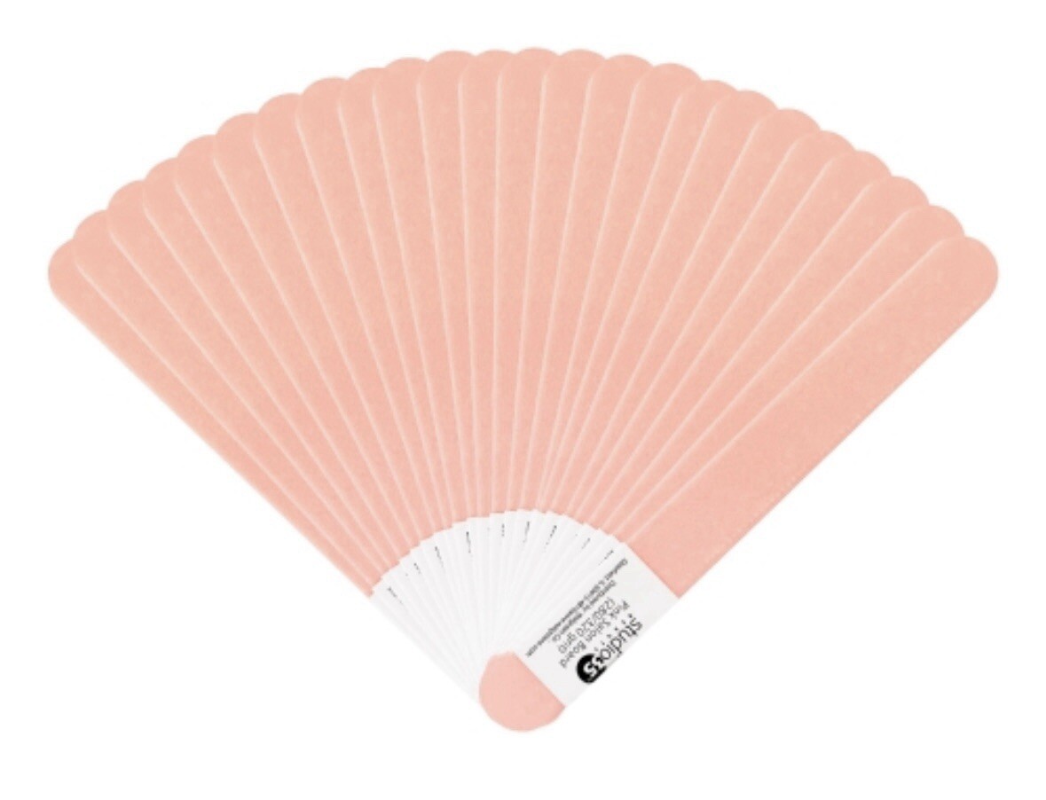Studio Beauty 35 Pink Salon Boards X 24 Single Pieces Individually Wrapped