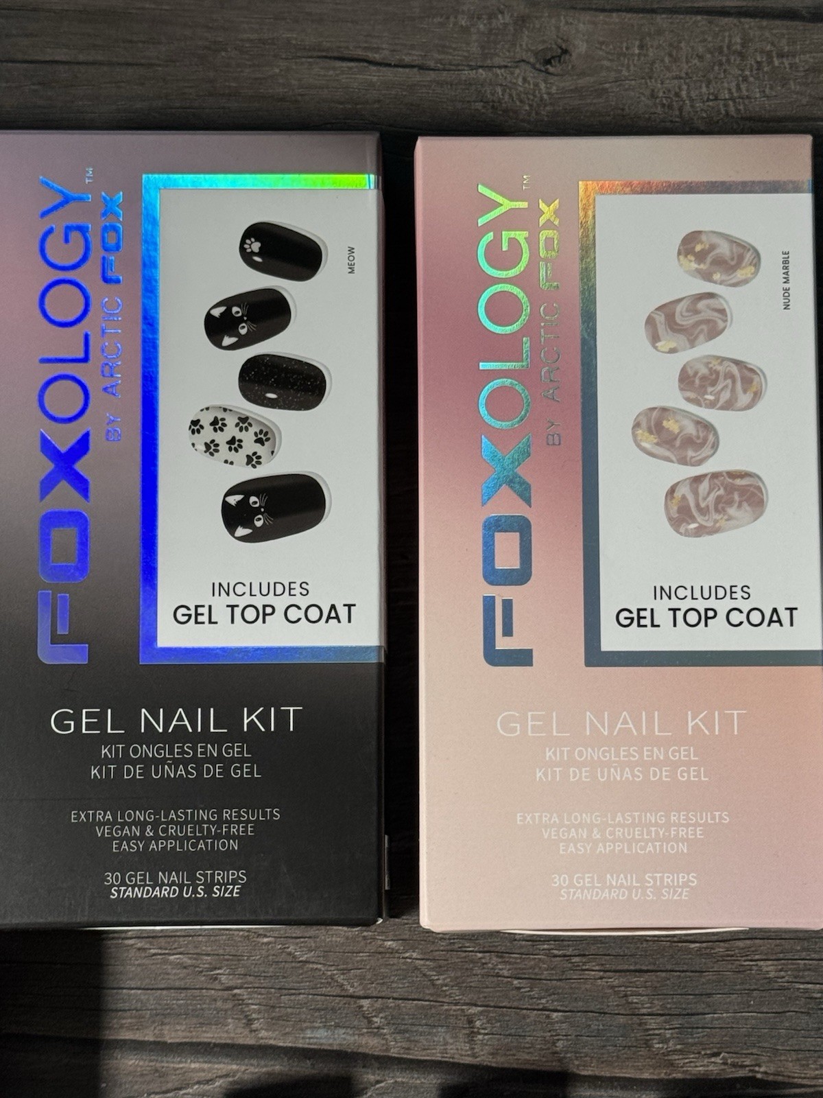 Chanel and Arctic Fox Foxology Nail Polish Set Gel Nail Strip Kits New in Box
