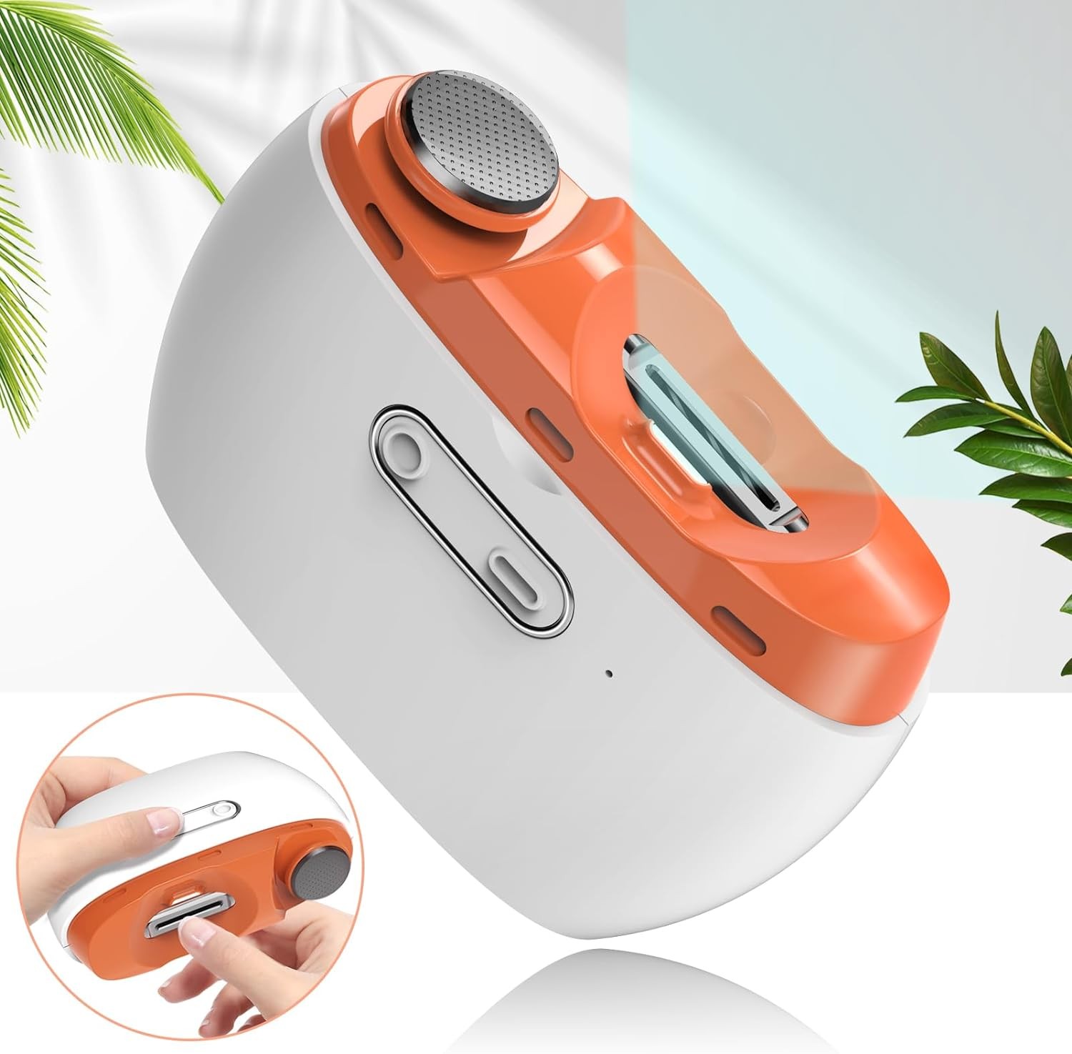 3-in-1 Electric Nail Trimmer for Thin Nails (Up to 1.4mm) – USB Rechargeable
