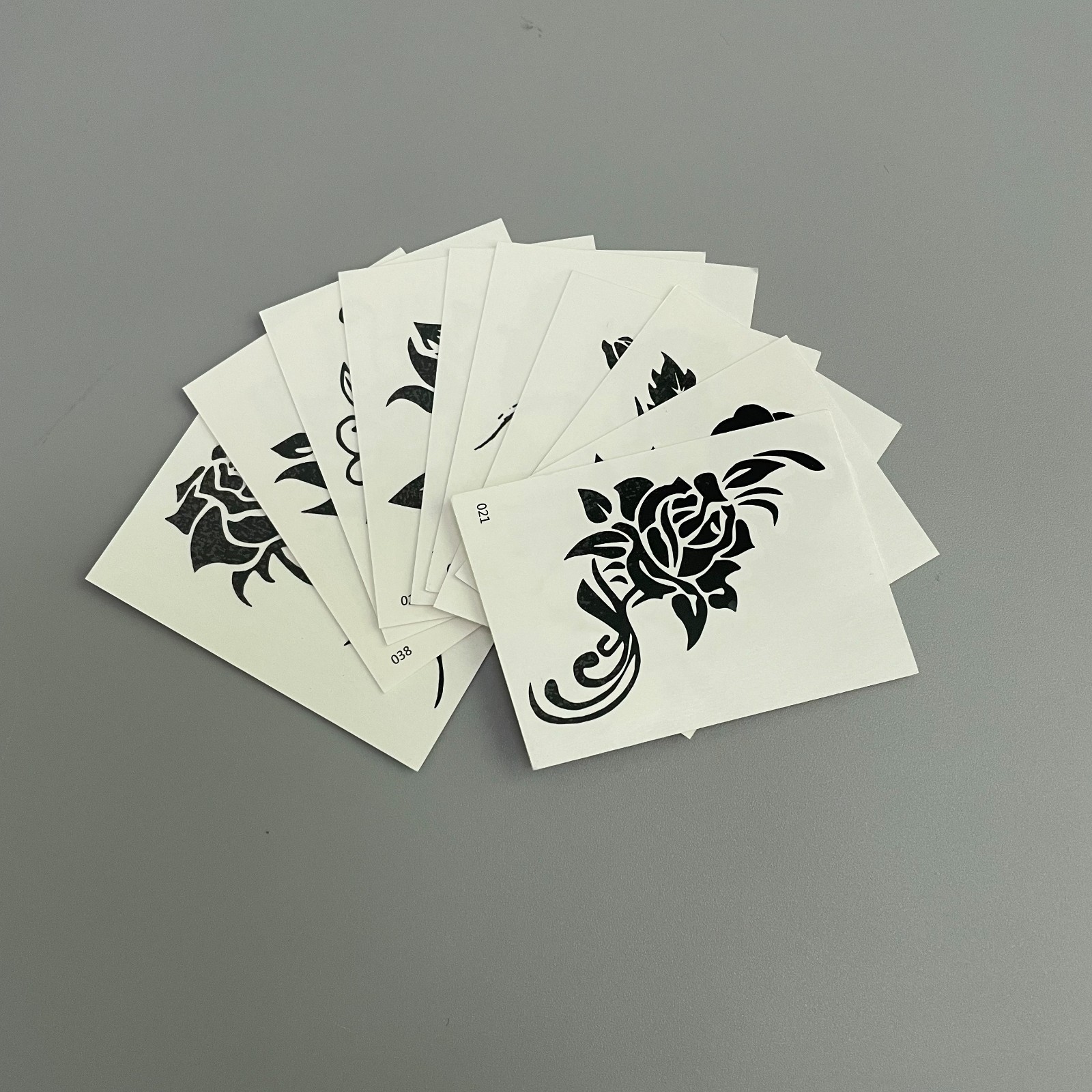 BFY Body Art Stickers, Beautiful Flowers Art Stickers, Stylish Floral Stickers